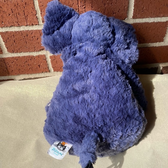 Jellycat Bashful Blue Elephant 12" Plush Stuffed Animal Elephant GUC - Picture 2 of 4